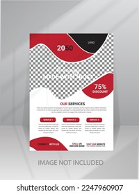Colorful Futuristic Business Flyer Poster Techno Invitation Card, Leaflet, Cover Brochure for Science  Technology, Digital Festival Vector