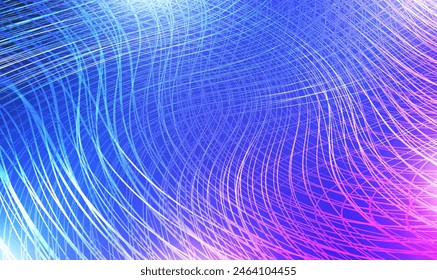 Colorful futuristic gradient waves lines overlap background with copy space. Intertwining wavy lines. Modern luxury design element lines style concept for banner, flyer, card or cover. Vector EPS10.