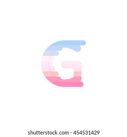 Colorful g Letters, vector design template elements for design