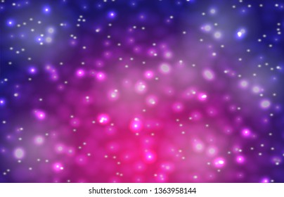 Colorful galaxy with nebula, planet and stars,Cosmic Galaxy Background.Abstract background.