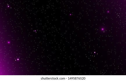Colorful galaxy space background vector 
