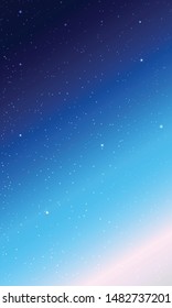 Colorful galaxy with star. Abstract background. Vector illustration.