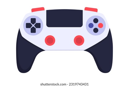 Colorful gamepad controller for gaming, video games concept