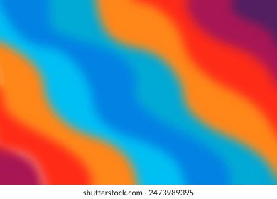 Colorful gaussian blur wavy background