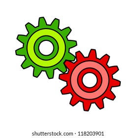 Colorful gears