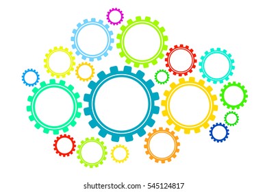 Colorful gears