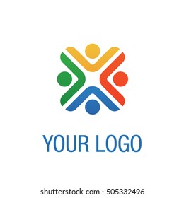 Colorful Generic Vector Logo, Isolated On A White Background.