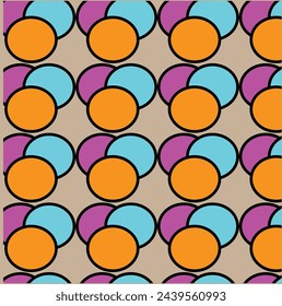 colorful geomatry vector pattern design