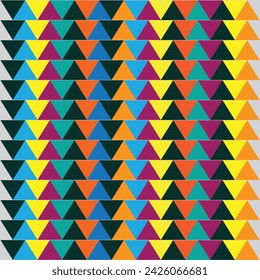 colorful geomerty create pattern design