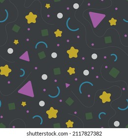 colorful geometcric figure background pattern 