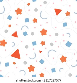 colorful geometcric figure background pattern 
