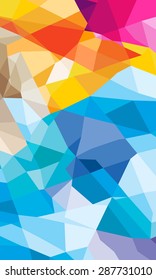 colorful geometric abstract background 