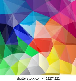 Colorful geometric abstract background