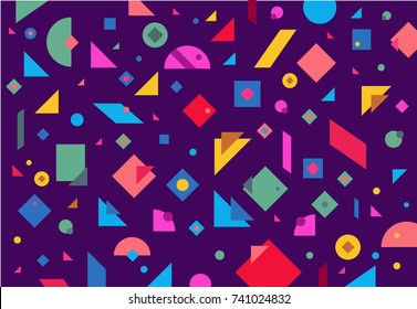 Colorful geometric abstract background