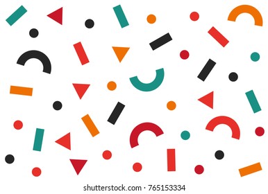 Colorful geometric abstract background
