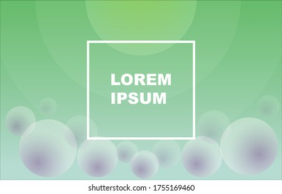 Colorful geometric abstract background with bubbles