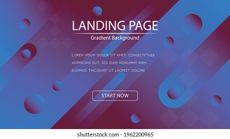 Colorful Geometric Abstract Background With Circles and Useful Shapes