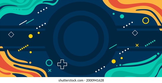colorful geometric abstract background design