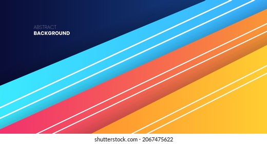 Colorful Geometric Abstract Background Design