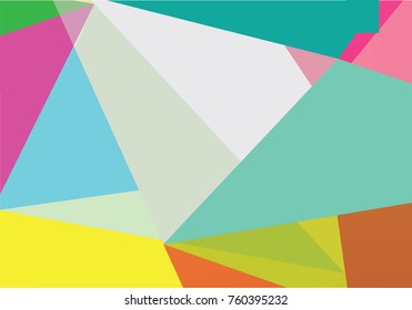Colorful geometric abstract background with diagonal shapes and space for text. Vector

