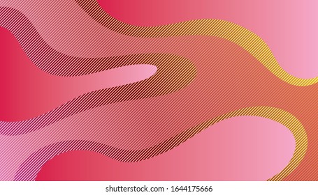 Fondo abstracto geométrico colorido. Composición de formas fluidas. Colores de contraste. Olas y gotas.
