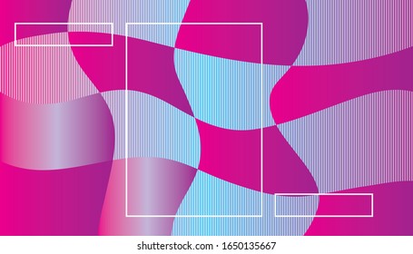 Colorful geometric abstract background. Fluid shapes composition. Contrast colors. Waves and drops.