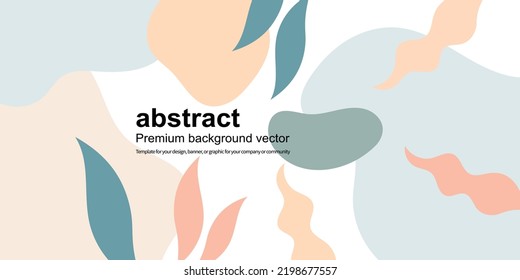 Colorful geometric abstract background. Fluid and leaf shapes composition. vector illustrations.