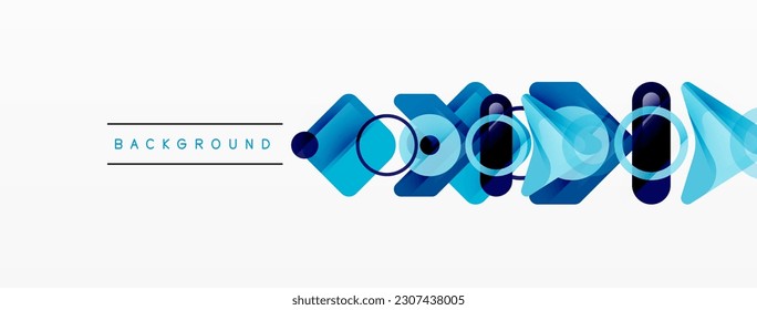 Colorful geometric abstract background. Minimal triangle and square shapes composition