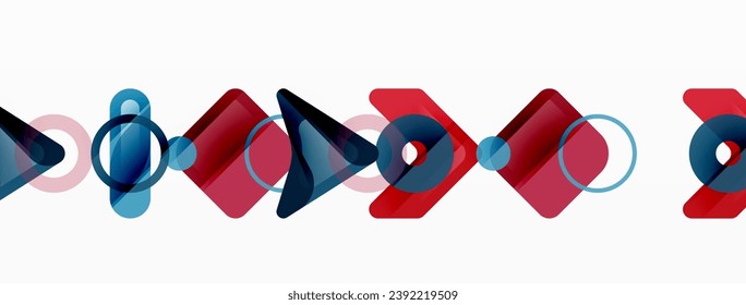 Colorful geometric abstract background. Minimal triangle and square shapes composition