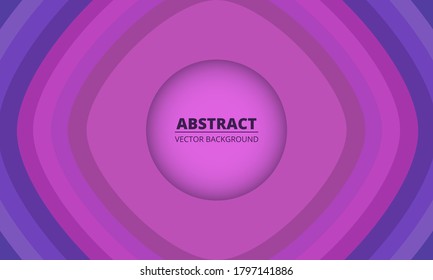 Colorful geometric abstract background. Multicolored rounded shapes in the center on a colorful background. Modern pastel trendy background.
