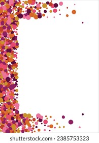 Colorful geometric abstract background. Overlapping colorful circles. Modern elegance, bright fashion background. For card, banner, poster, flyer, and web. Vector illustration