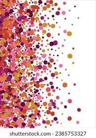 Colorful geometric abstract background. Overlapping colorful circles. Modern elegance, bright fashion background. For card, banner, poster, flyer, and web. Vector illustration