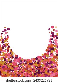 Colorful geometric abstract background. Overlapping colorful circles. Modern elegance, bright fashion background. For card, banner, poster, flyer, and web. Vector illustration