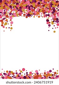 Colorful geometric abstract background. Overlapping colorful circles. Modern elegance, bright fashion background. For card, banner, poster, flyer, and web. Vector illustration