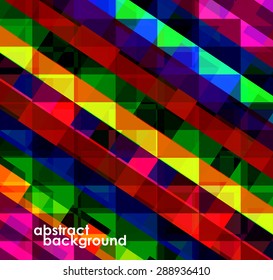 Colorful geometric abstract background with squares. Vector illustration. Eps 10