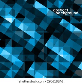Colorful geometric abstract background from squares. Vector illustration. Eps 10
