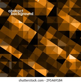 Colorful geometric abstract background from squares. Vector illustration. Eps 10
