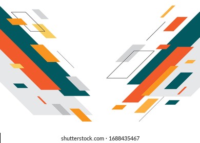 Colorful geometric abstract background. Template for poster, backdrop, book cover, brochure, and vector illustration. Eps 10