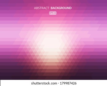 Colorful geometric abstract background with triangles purple. Vector EPS 10 illustration.
