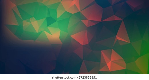 Colorful Geometric Abstract Background With Triangles For Modern Design Projects And Digital Artwork