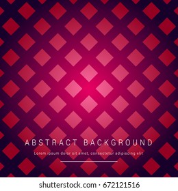 Colorful Geometric Abstract Background Vector design of red rhombus wallpaper