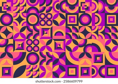 Colorful Geometric Abstract Background. Vibrant Abstract Patterns for Modern Design Projects