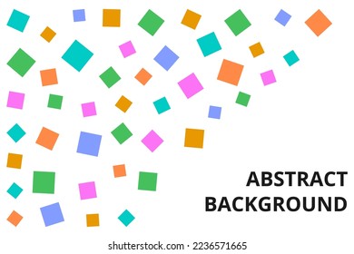 Colorful geometric abstract background. Wallpaper