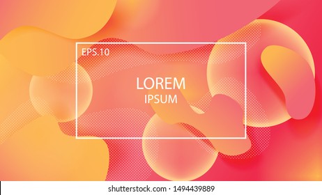 Colorful geometric abstract backgrounds. Gradient Liquid Composition. Abstract vector styles can be used in cover designs, book designs, posters, wallpapers. EPS10 vector.