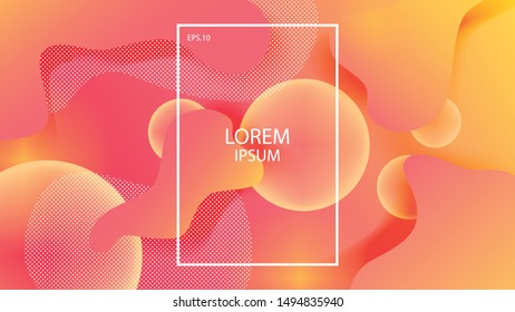 Colorful geometric abstract backgrounds. Gradient Liquid Composition. Abstract vector styles can be used in cover designs, book designs, posters, wallpapers. EPS10 vector.