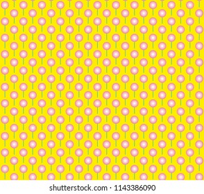 colorful geometric abstract decor