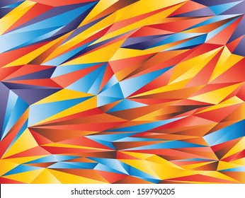Colorful geometric abstract design  - background vector
