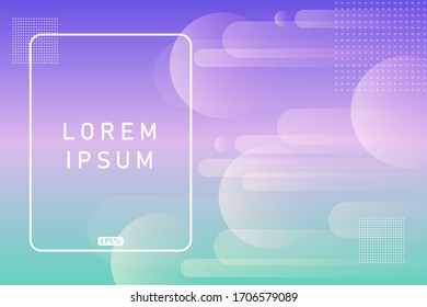 Colorful geometric abstract gradient background. Dynamic shapes composition. Vector illustration.