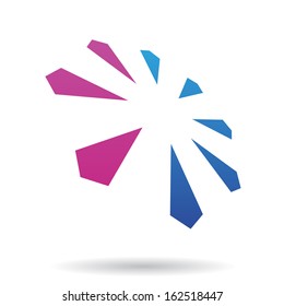 Colorful Geometric Abstract Icon