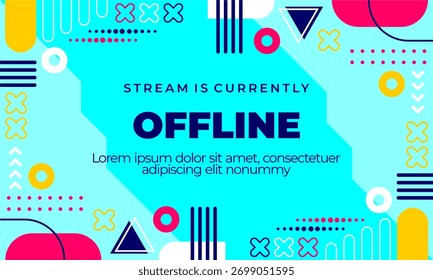 colorful geometric abstract modern background 